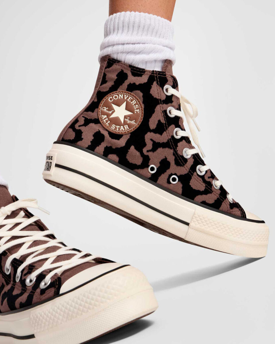Chuck Taylor Lift Platform Leopard Remix